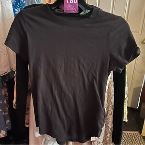 Madewell Black Short-Sleeve Tee